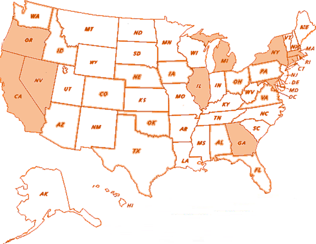 SiW Membership Map