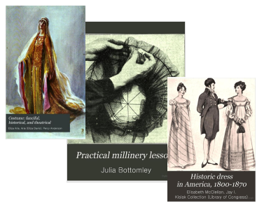 Sintage Sewing Books montage